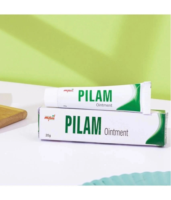 Mpil Wellness Pilam Ointment : Natural Pain Relieving Cream For Fissures And Piles (Pack Of 2)