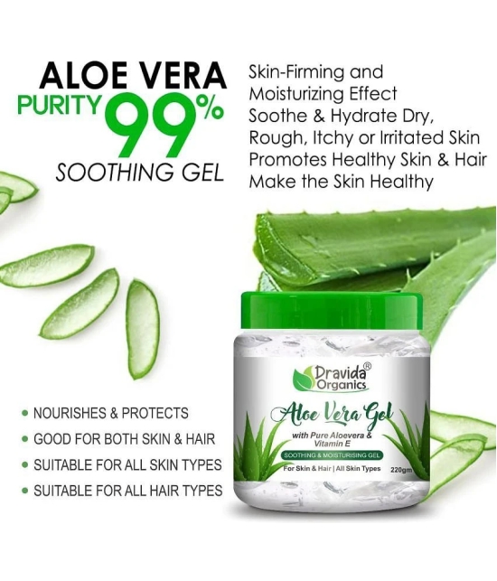 Dravida Organics Moisturizer All Skin Type Aloe Vera ( 440 gm )