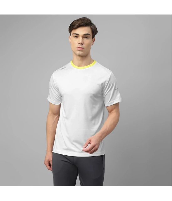 Dida Sportswear White Polyester Regular Fit Mens Sports T-Shirt ( Pack of 1 ) - None