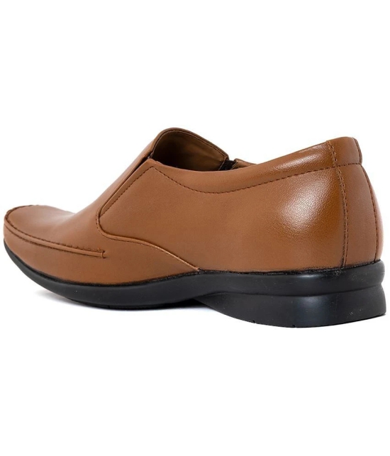 KHADIM - Brown Mens Slip On Formal Shoes - None