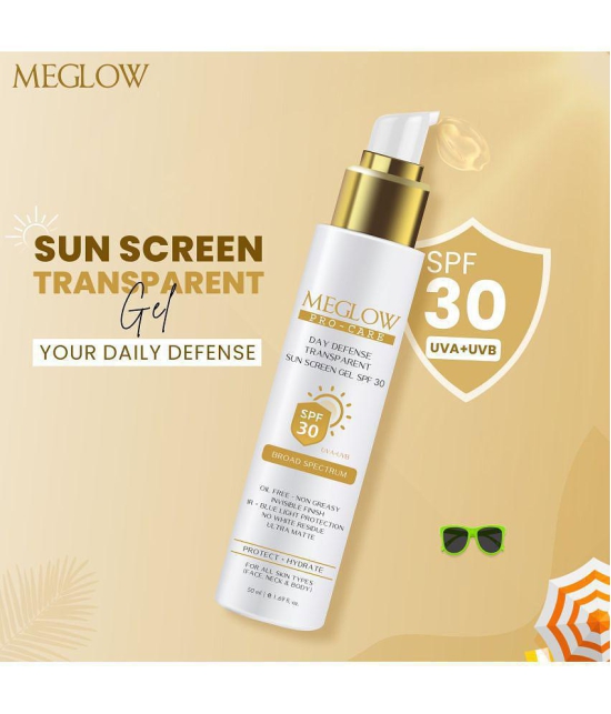 Meglow - SPF 30 Sunscreen Gel For All Skin Type ( Pack of 1 )