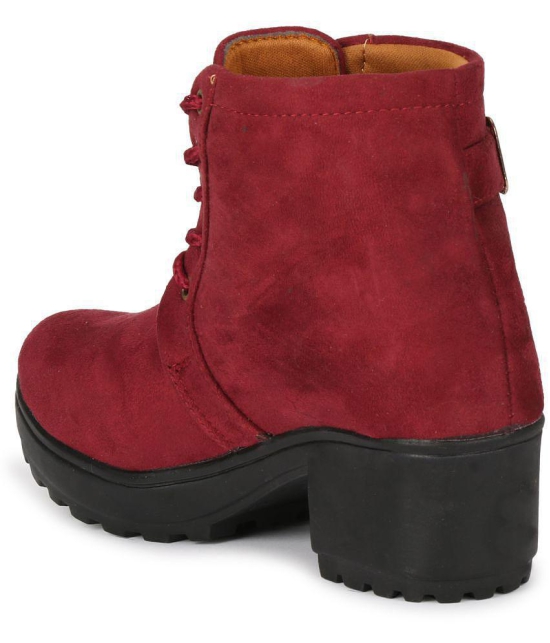 Saheb - Red Women''s Ankle Length Boots - None