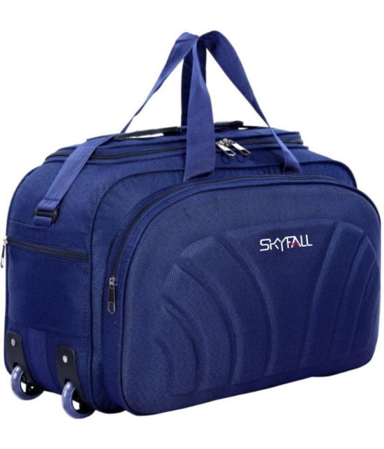 SKYFALL - Blue Nylon Duffle Trolley - Onesize