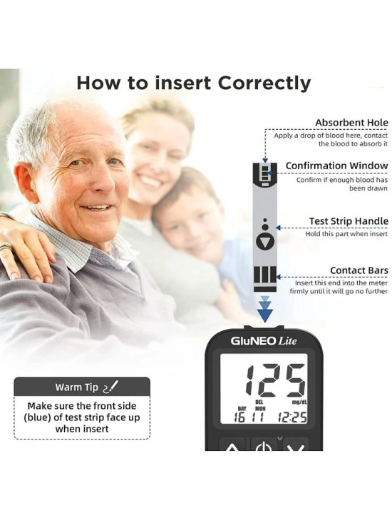 Gluneo Lite 100 Strips Gluneolite 100 Test Strips