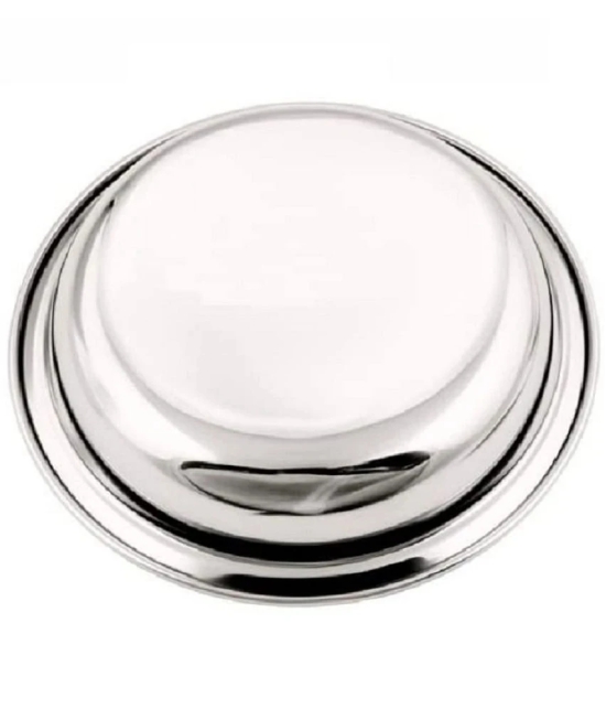 Dynore 6 Pcs Stainless Steel Silver Dessert Plate - Silver