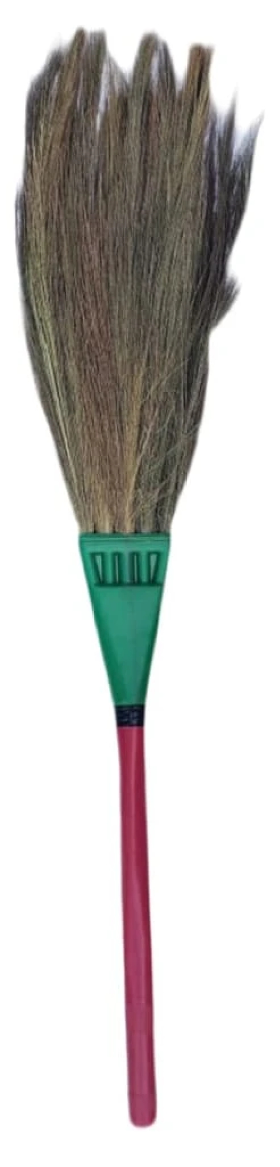 Royal Grass Broom with Long Wooden Handle for Home and Office Cleaning