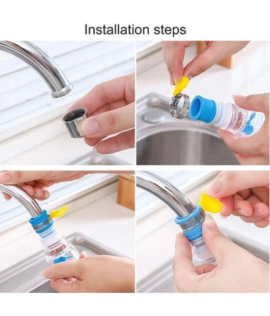 Tapixaa Tap extender for kitchen sink Plastic (ABS) Kitchen Sink Tap (Sink Cock)