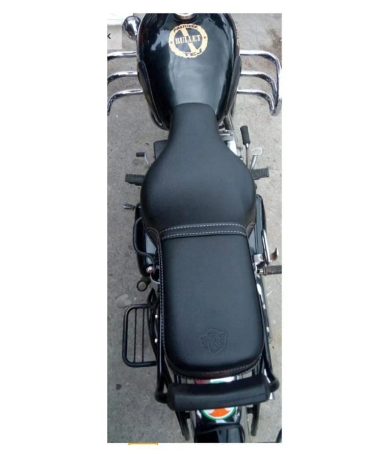 Stylish Electra Seat Cover Black For Royal Enfield Electra , Standard