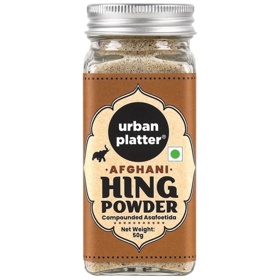 Urban Platter Hing Powder, 50g (Hing, Compounded Asafoetida, Spice, Savoury & Umami Flavour, Add to dals, Vegetables, Gravies)