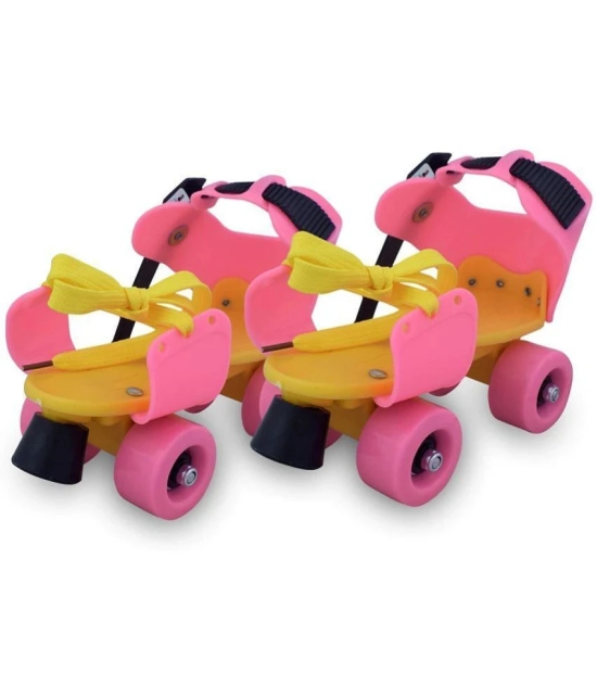 sevriza Age Group 3-15 Years pink Roller Skates For Kids