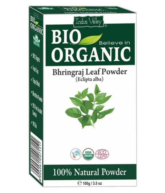 Indus Valley BIO Organic Amla + Bhringraj + Tulsi Powder- 3-in-1 Combo Pack