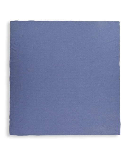 HOMETALES Melange Mild Winter Double Blanket ( 210 x 220 cm ) Pack of 1 - Blue - Blue