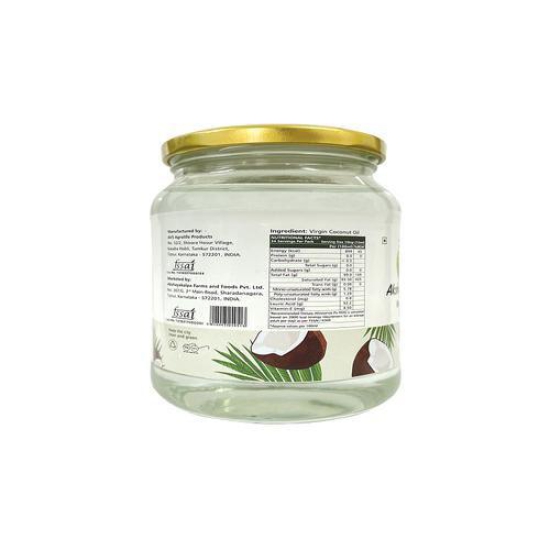 Organic Cold Pressed Virgin Coconut Oil 500 Ml