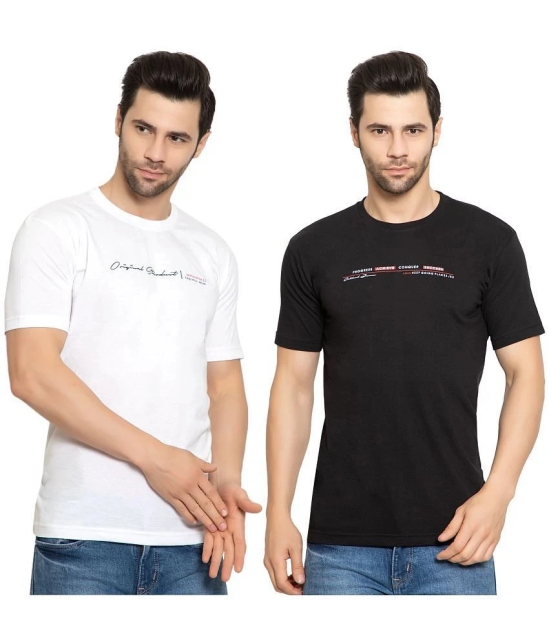 Zeffit - Cotton Blend Regular Fit Multicolor Mens Sports T-Shirt ( Pack of 2 ) - None