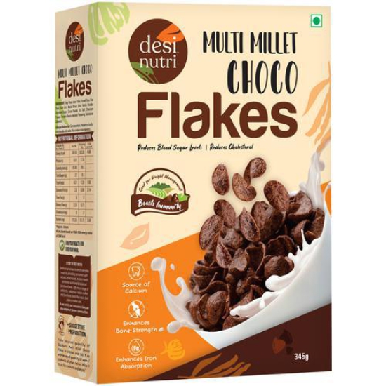 Desi Nutri Multi Millet Choco Flakes 345gm