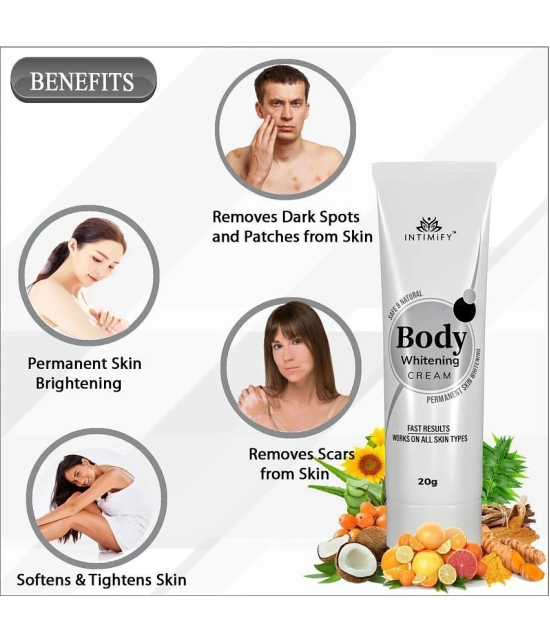 Intimify Body Whitening Cream, skin brightening, skin shine cream, skin brightening serum, 20 gm