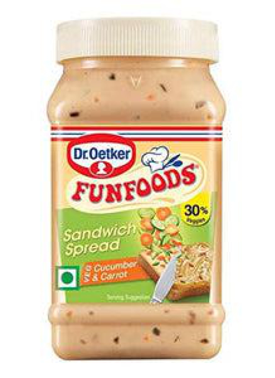 Funfoods Dr.Oetker Eggless Sandwich Spread Cucumber  Carrot 300G