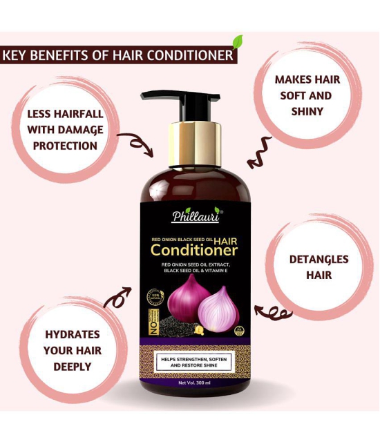 Phillauri Red onion Blackseed Conditioner For Smooth and Shine (300 ml)