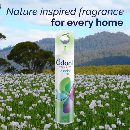 Odonil Room Air Freshner Spray, Jasmine Fresh - 220 ml