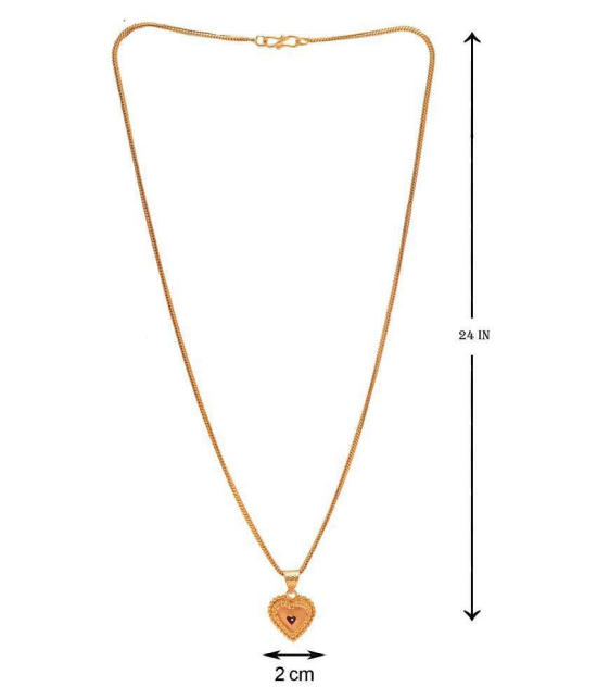 Jewar Mandi - Golden Pendant ( Pack of 1 ) - Golden