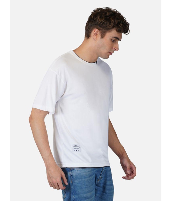 london arc - White Polyester Regular Fit Men's T-Shirt ( Pack of 1 ) - None