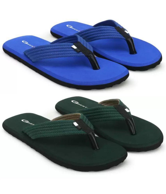 GBest - Multicolor Men's Thong Flip Flop - None