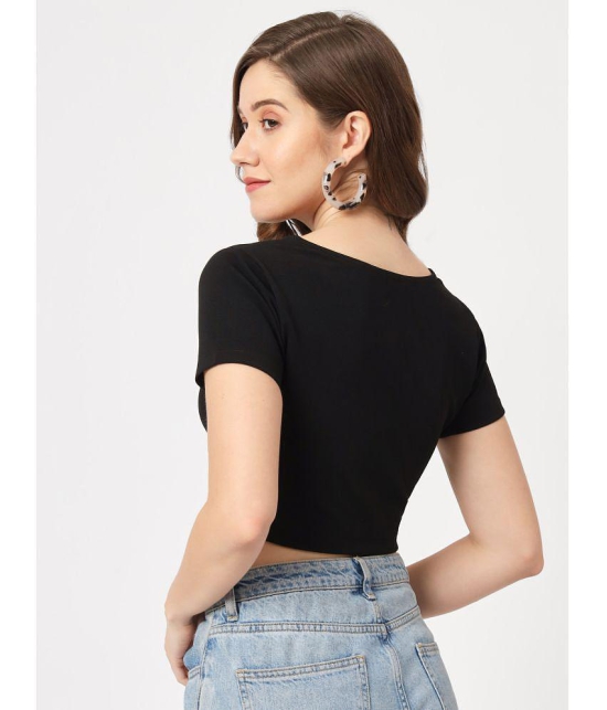 Zima Leto - Black Polyester Womens Crop Top ( Pack of 1 ) - None