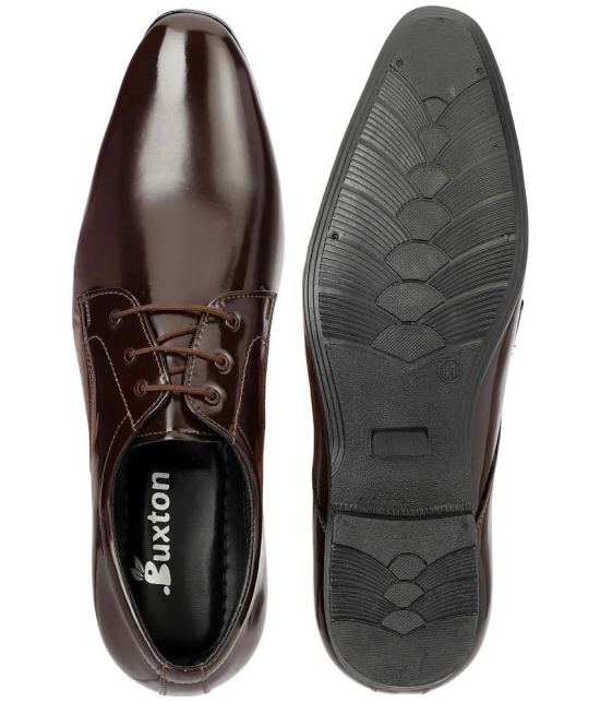 Buxton - Brown Mens Derby Formal Shoes - None