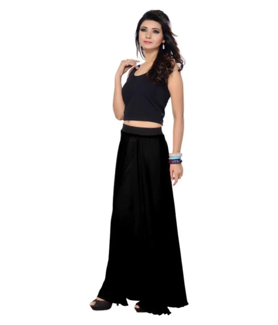 Sttoffa Georgette A-Line Skirt - Black - 36