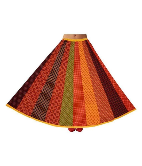 Sttoffa Cotton Straight Skirt - Multi Color - 30