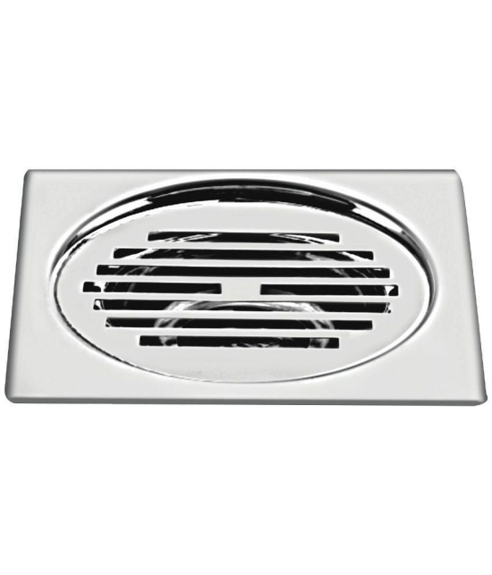 Sanjay Chilly SS Square Classic Floor Drain Grating with Waste Pipe Hole (6