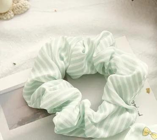 Printed pista scrunchie-Leopard