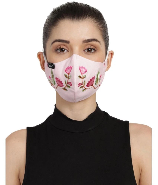 Anekaant - Pink 3 Ply Mask ( Pack of 1 )