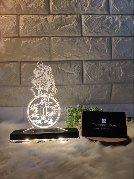 BTS All 7 Led Plaque+ Led Stand