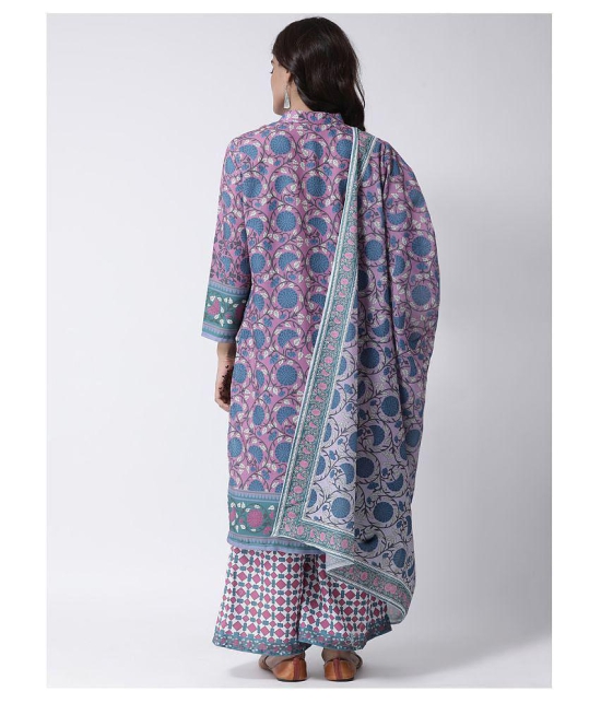 Hangup Purple Chanderi Dupatta