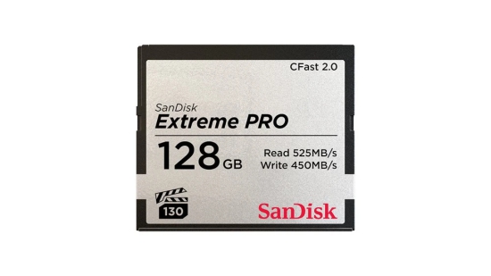 SanDisk 128GB Extreme Pro CFast 2.0 Memory Card (SDCFSP-128G-G46D)