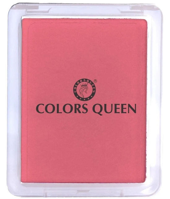 Colors Queen Sweet Cheek Matte Blush Highly Pigmented Blusher Palette for Face Makeup (Shade - 04)