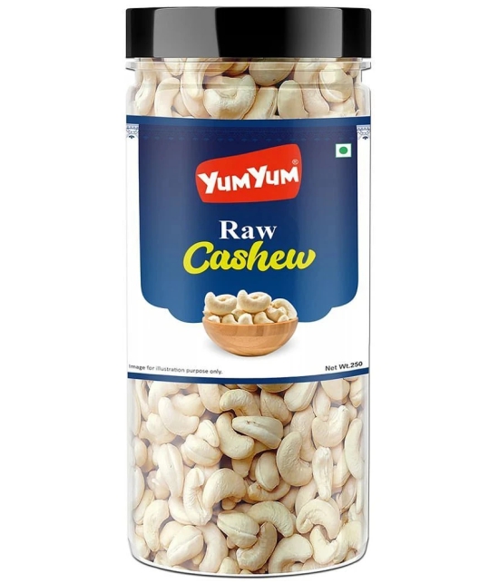 YUM YUM Raw Cashew 250g: Premium Quality Whole Cashews for Snacking & Cooking