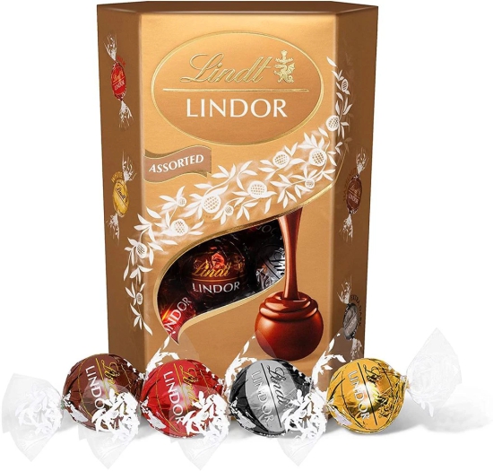 Lindt Lindor Assorted Smooth Chocolate Truffles 200grams