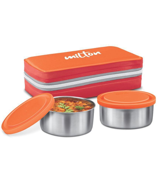 MINI LUNCH TIFFIN(NEW COLOR),ORANGE