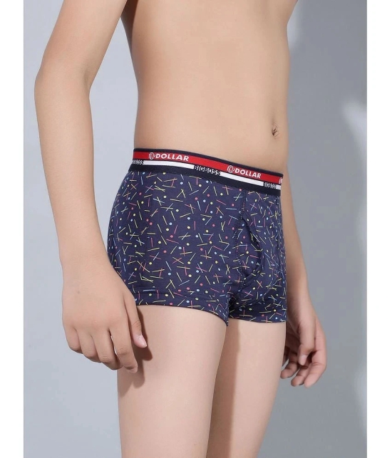 Pack of 3 Dollar Bigboss Cotton Blend Boys Trunks ( Multi Color ) MBKTR-15-MDRNTRNK-PO3-CO1 - None