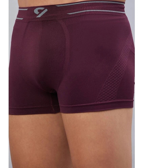 C9 Airwear Nylon Mens Trunks ( Maroon ) - None