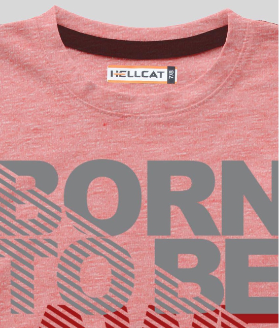 HELLCAT - Pink Cotton Blend Boy's T-Shirt ( Pack of 3 ) - None