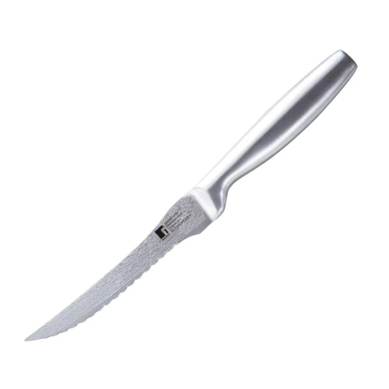 Bergner Argent Stainless Steel Tomato Knife with Matt Finish | Silver | 1 Pc