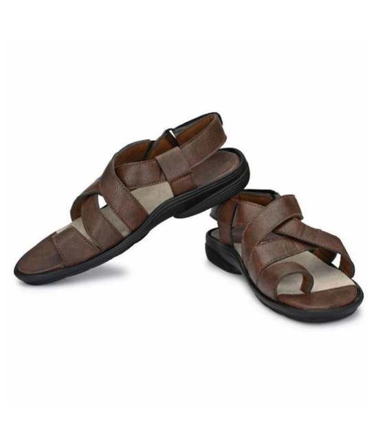 Leeport - Brown  Mens Sandals - 12