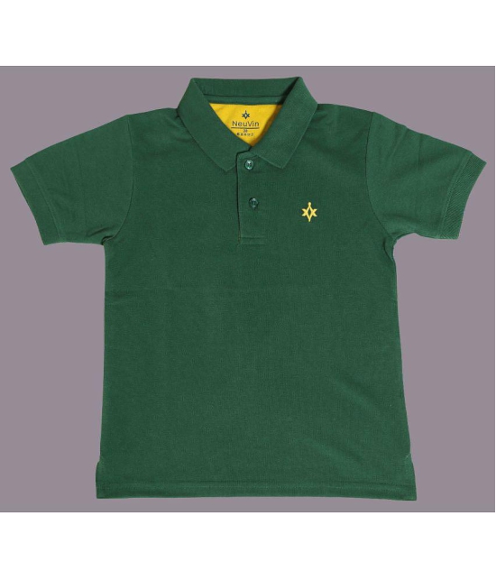 NEUVIN - Green Baby Boy Polo T-Shirt ( Pack of 1 ) - None