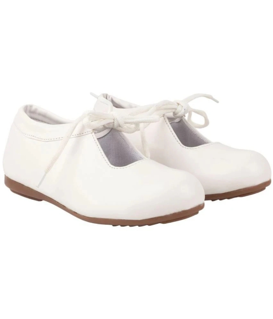 Shoetopia - White Womens Casual Ballerinas - None