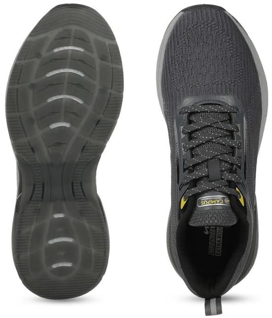 Campus CANVA Dark Grey Mens Sports Running Shoes - None