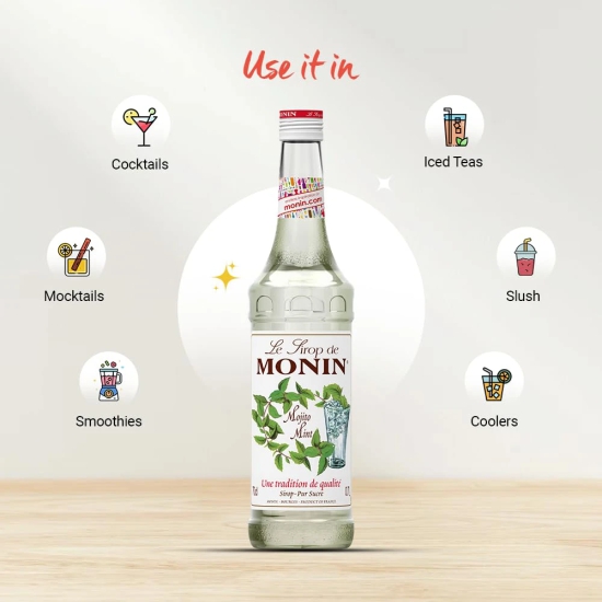 Monin Syrup Mojito Mint Flavored, 250 Ml