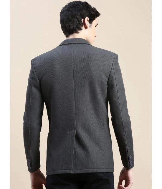 Showoff Cotton Blend Mens Blazer - Charcoal ( Pack of 1 ) - None